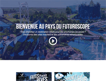 Tablet Screenshot of pays-du-futuroscope.com